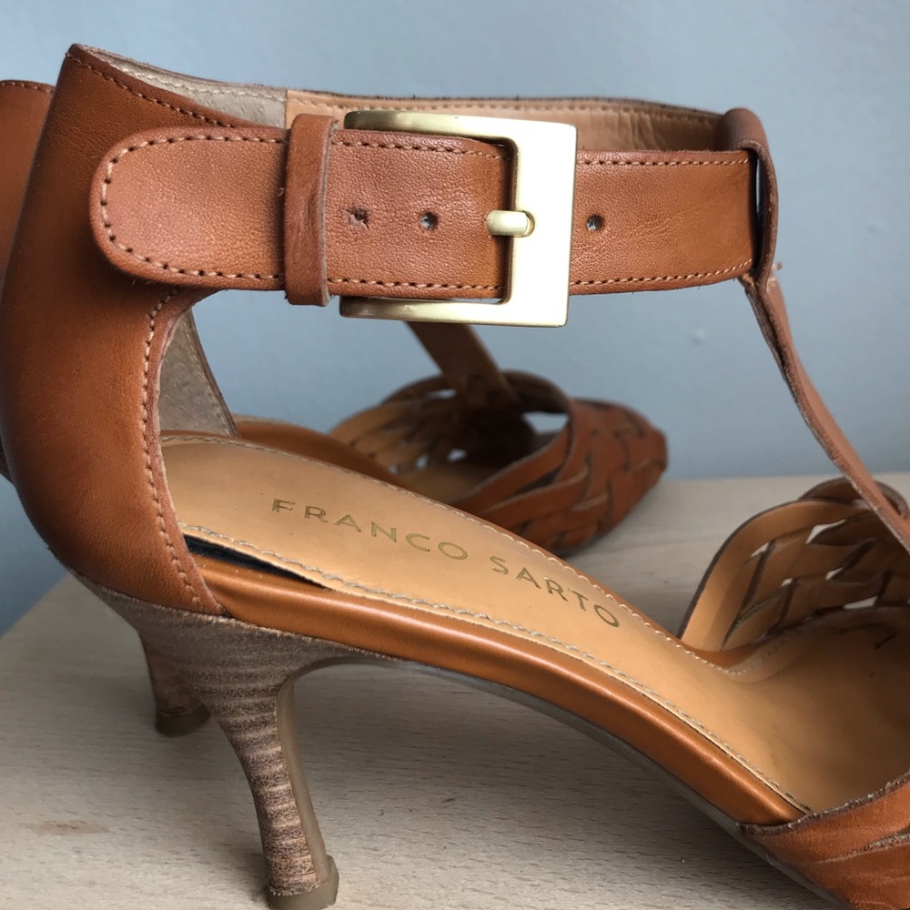 Franco Sarto weaved leather heels - Picture 5 of 8